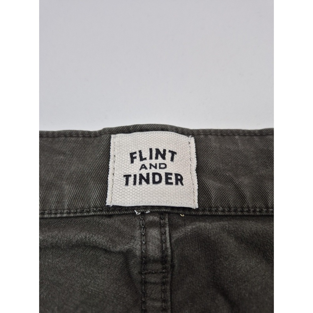 Flint And Tinder 365 Pants Mens 34x30 Gray Straight Fit Stretch Denim Huckberry - Picture 5 of 16